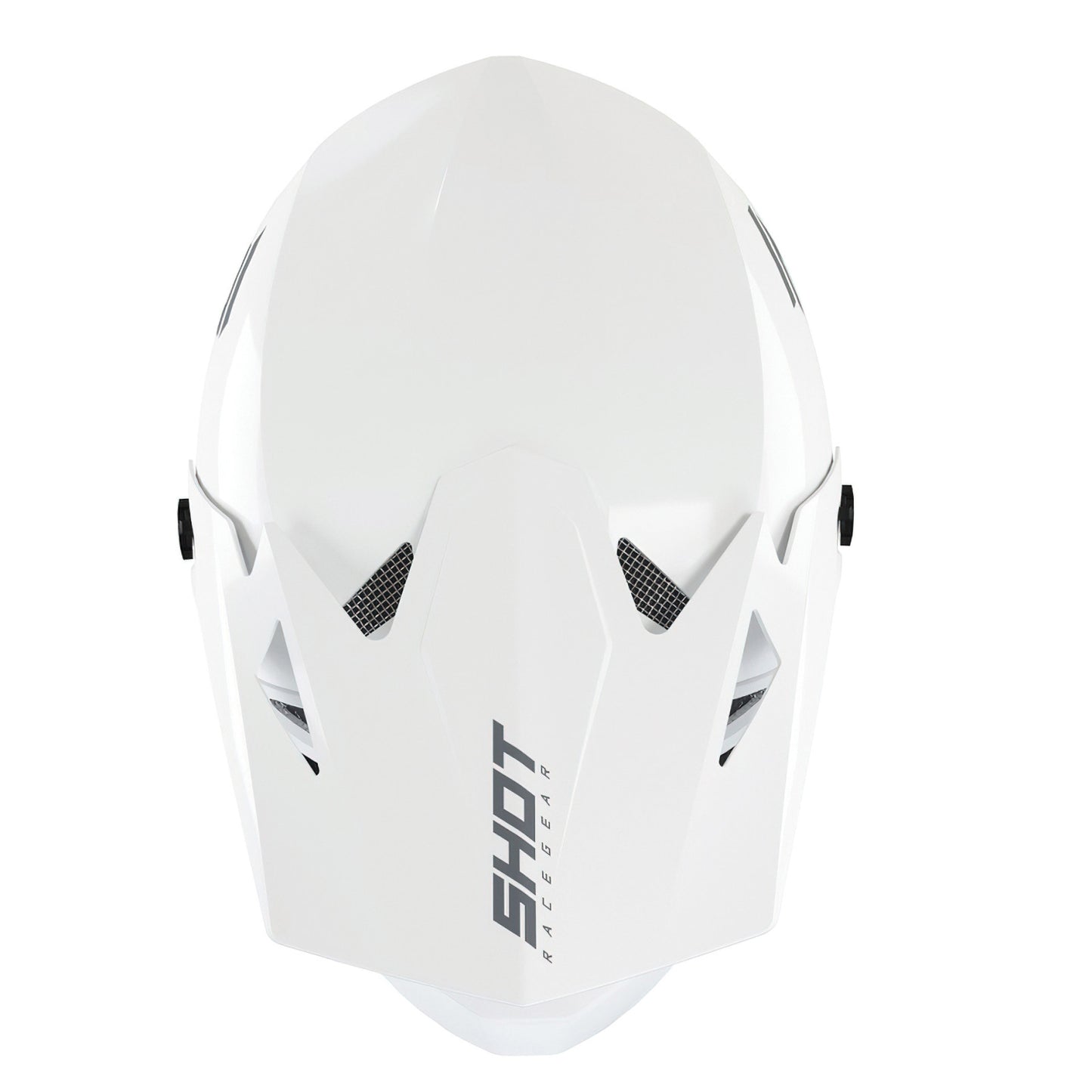 Shot Race Gear Solid 2.0 White Crossikypärä