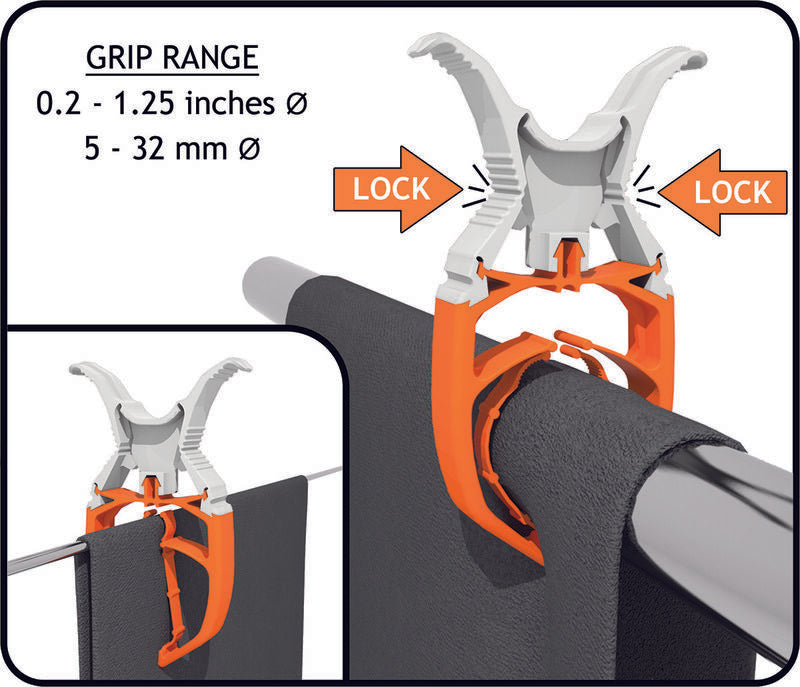 FIXCLIP 6-pack valkoinen
