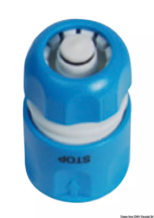Vesiliitin muovi 1/2" letkulle