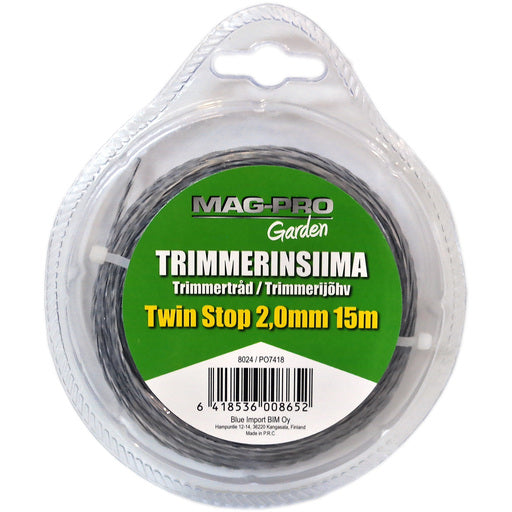 MAG-PRO TRIMMERIN SIIMA TWIN STOP 2,0MM 15M
