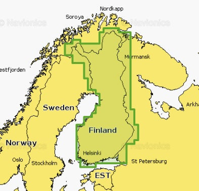 Navionics+, Suomen Järvet ja Joet